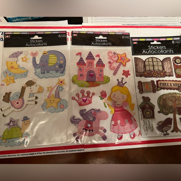 Assorted Jot, Colorbok, etc scrapbook stickers 40+ packs - Picture 4 of 6